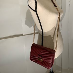 Red velvet Charlotte Russe purse